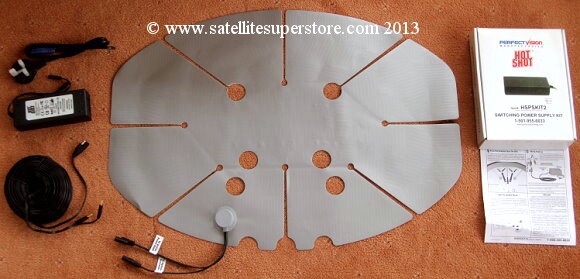 satellite dish warmer